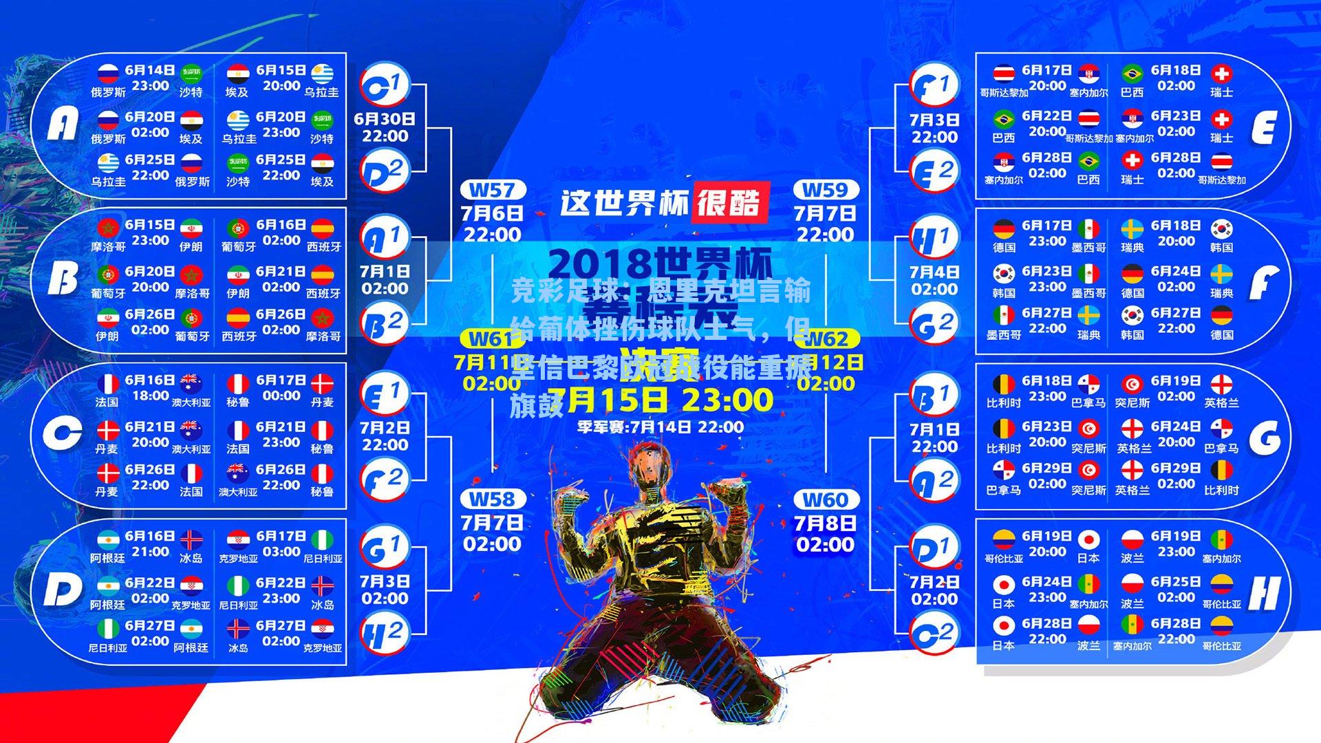 竞彩足球：恩里克坦言输给葡体挫伤球队士气，但坚信巴黎欧冠战役能重振旗鼓